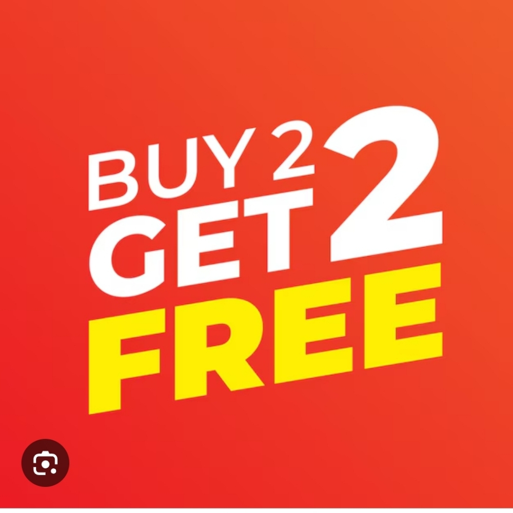 Last Chance sale!!! Buy 2 Get 2 Free!!!!